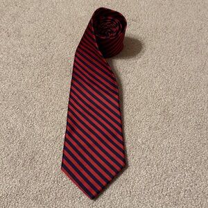 Brooks Brothers 100% Silk Striped Tie Handmade in USA